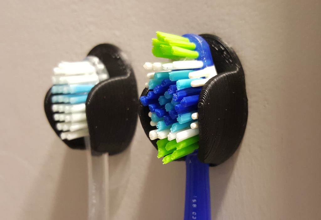 Elegante soporte para cepillos de dientes para baño.