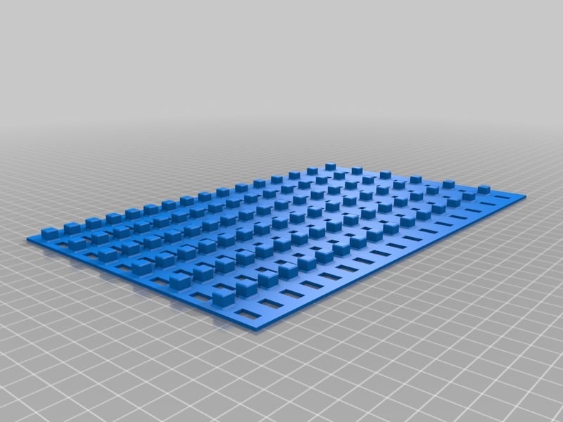 Organizador de cajones imprimible en 3D para dados de 1/4 y 3/8