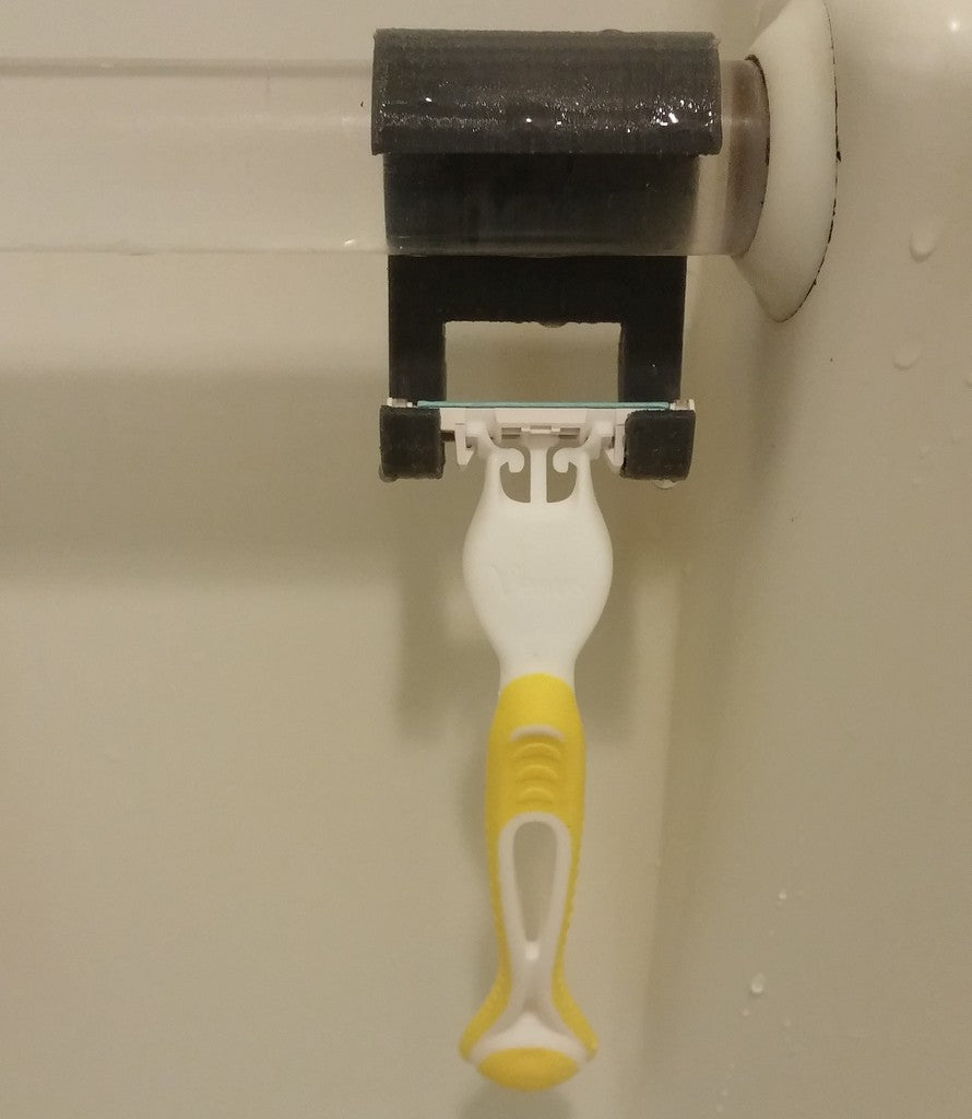 Soporte de maquinilla de afeitar para barra de ducha