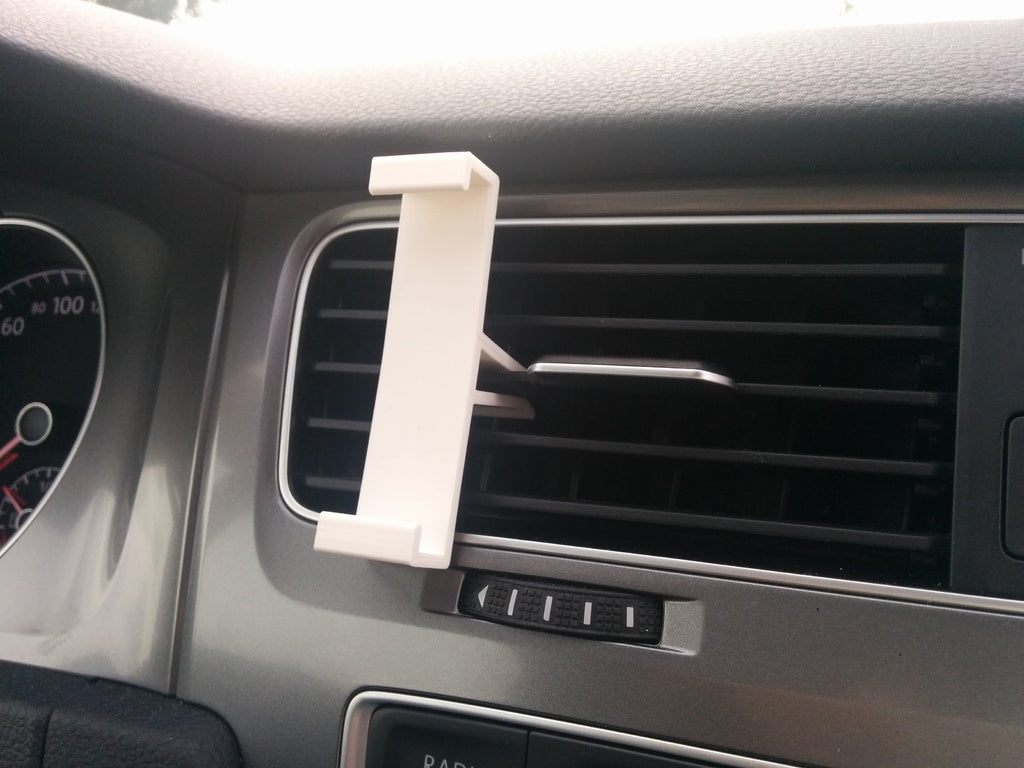 Soporte para smartphone adaptable a la boquilla de aire del coche