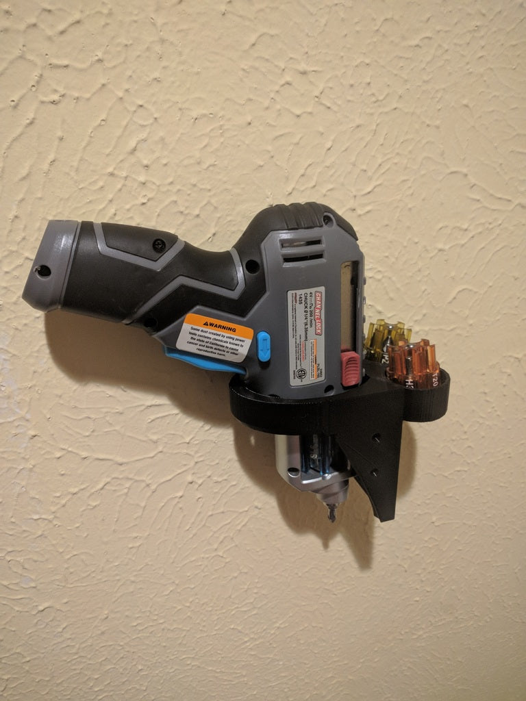 Soporte de pared para destornillador eléctrico Channel Lock Rapid Fire