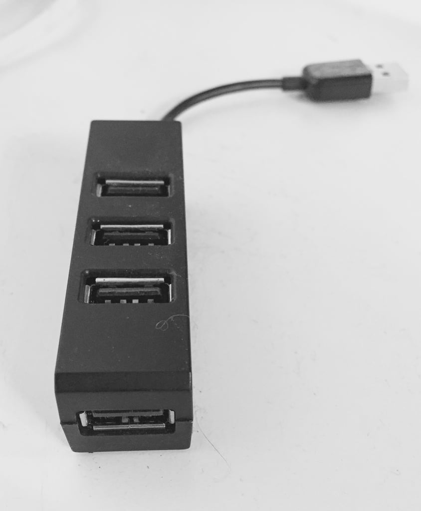 USB HUB Cápsula de montaje en panel para CNC y Raspberry Pi