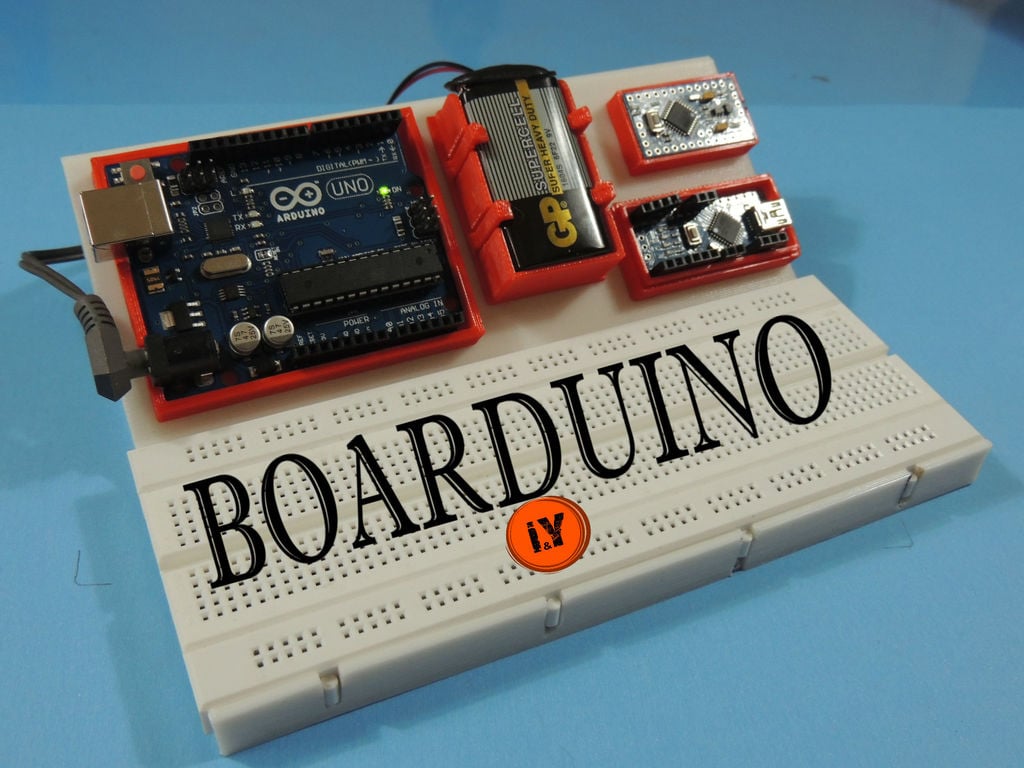 BOARDUINO - Soporte de placa de pruebas todo en uno para Arduino UNO, NANO y MINI
