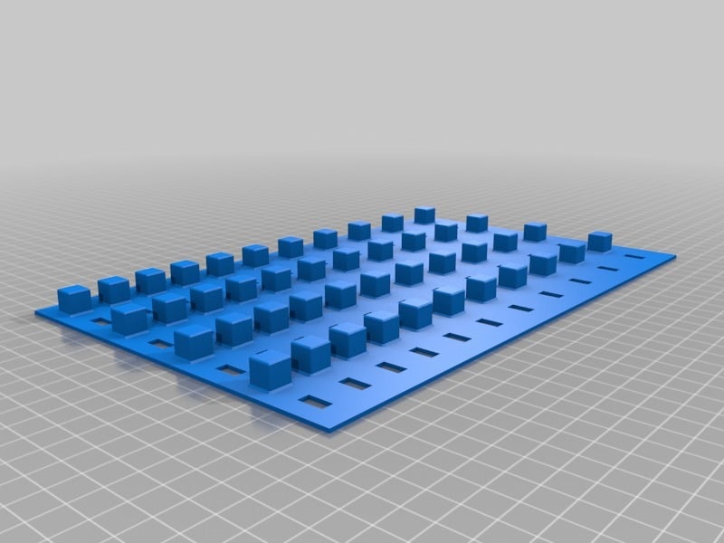 Organizador de cajones imprimible en 3D para dados de 1/4 y 3/8