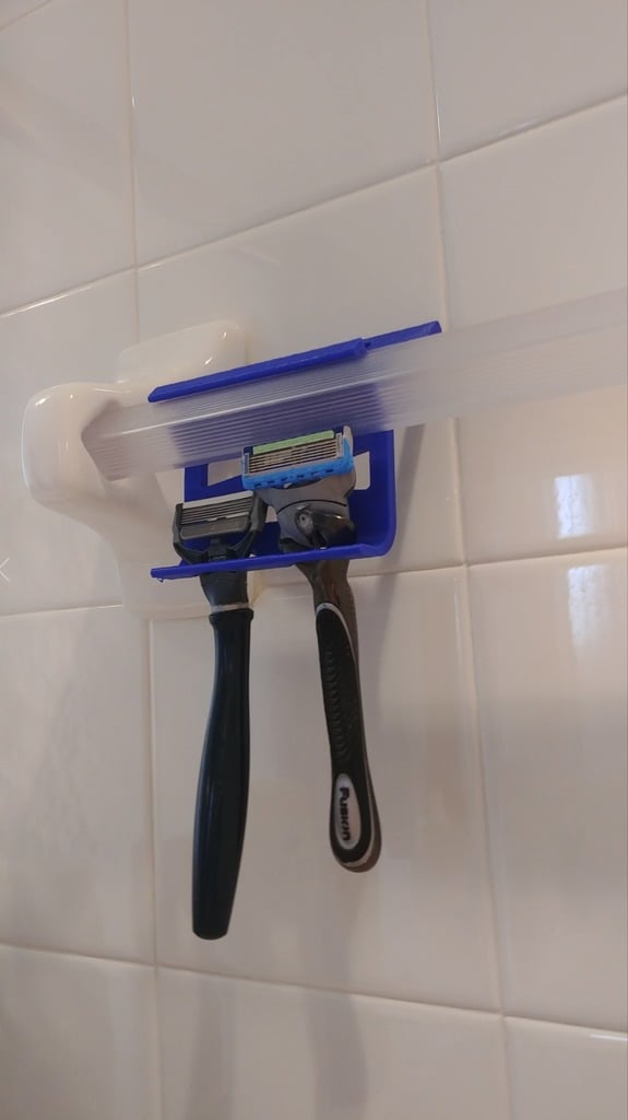 Carrito de ducha con toallero para afeitadora y soporte para teléfono