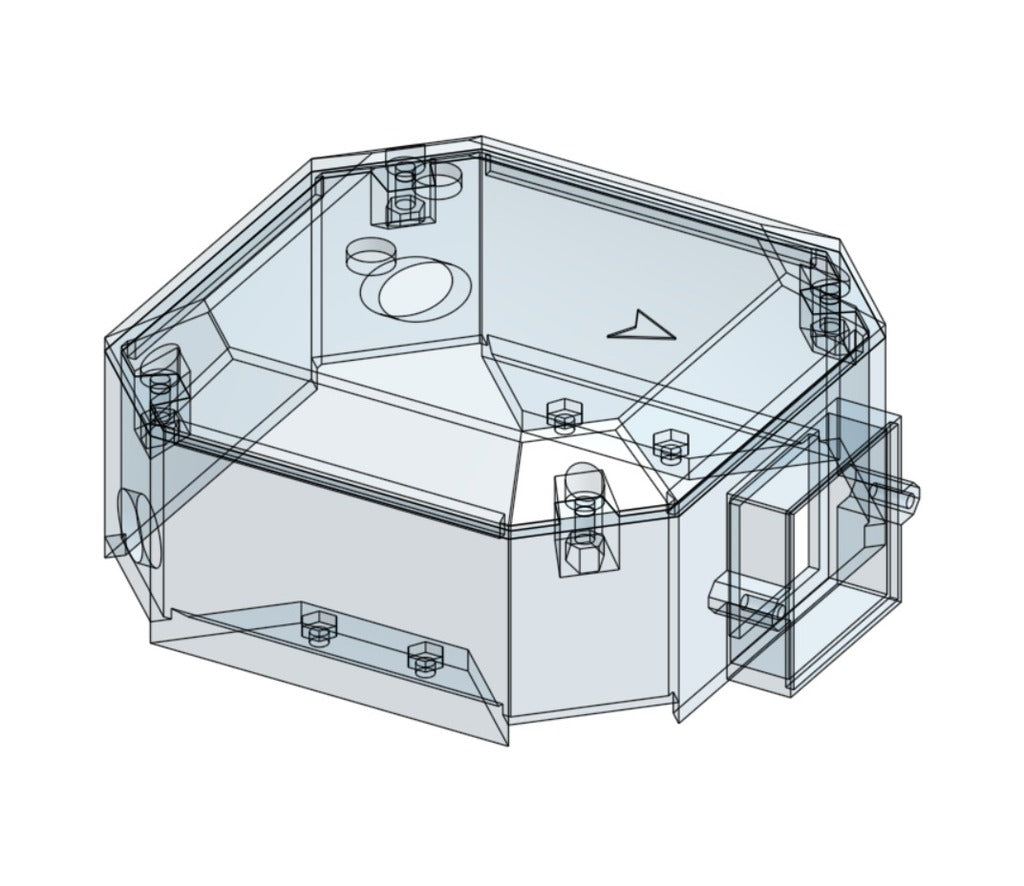Cubierta superior para remezcla CAD del marco F450