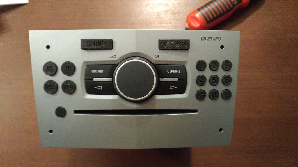 Botones de repuesto para radio de coche Opel CD30MP3