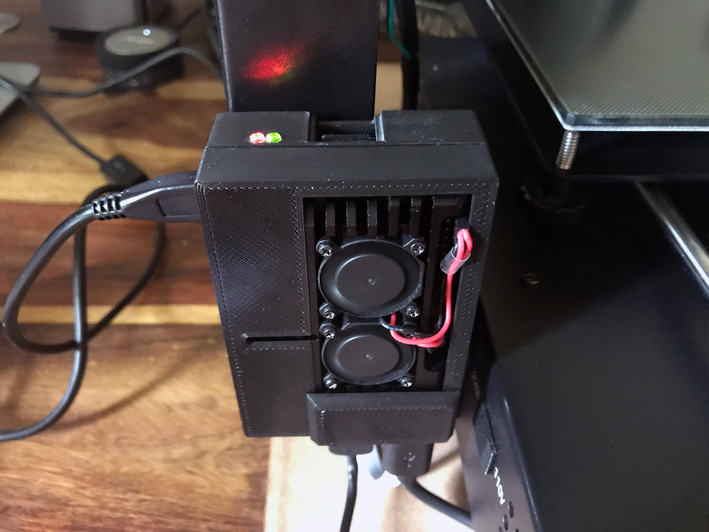 Anycubic Mountable Gear Case para Raspberry Pi 3 B+ con GeeekPi Cooler
