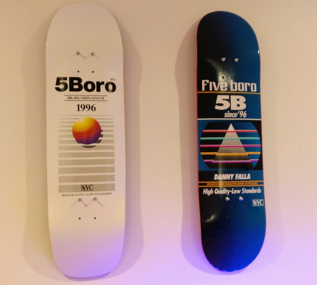 Montaje en pared para tablas de skate