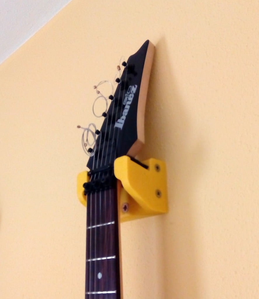 Soporte de pared para guitarra acústica y eléctrica.