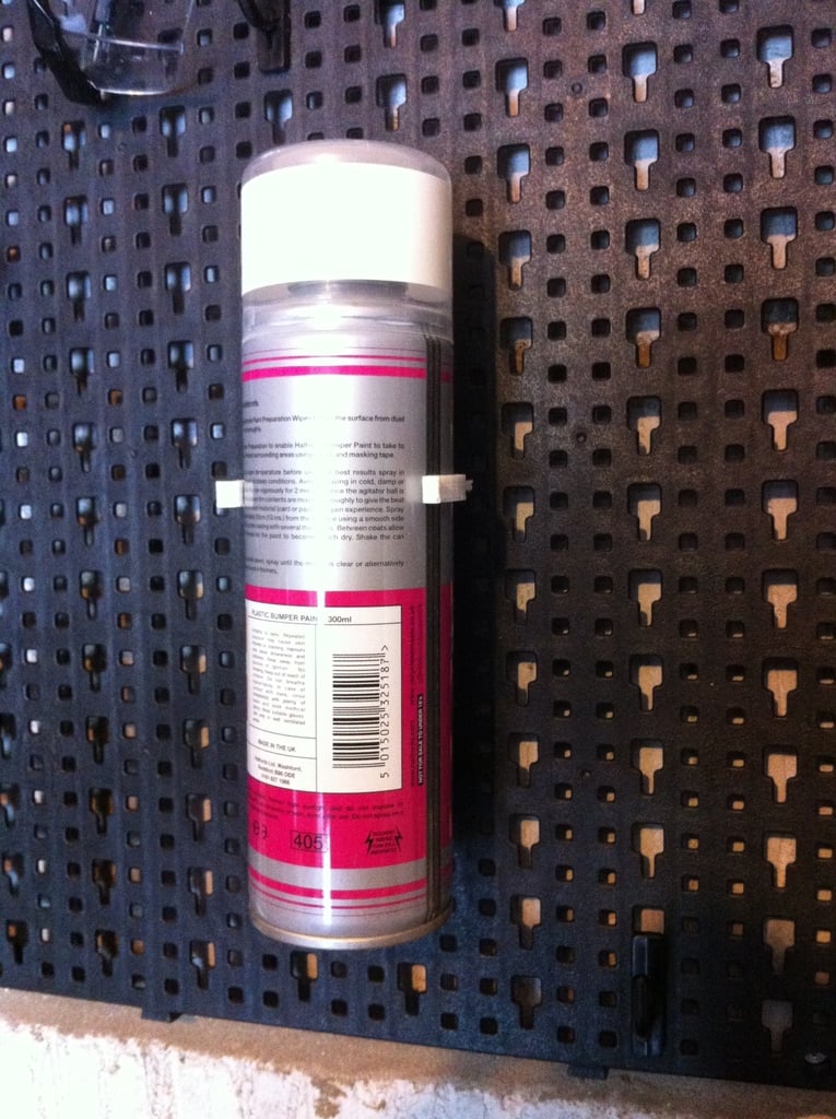 Soportes para latas de spray para el organizador de pared de herramientas Powerfix de Lidl