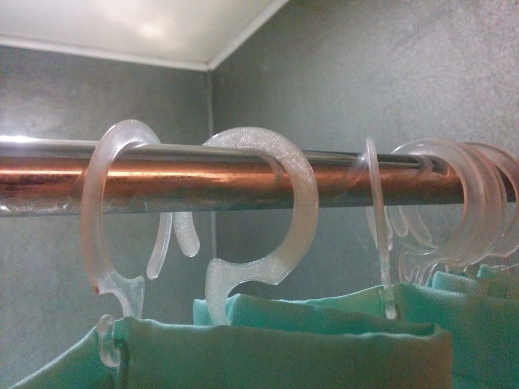 Reemplazo del gancho del anillo de la cortina de ducha