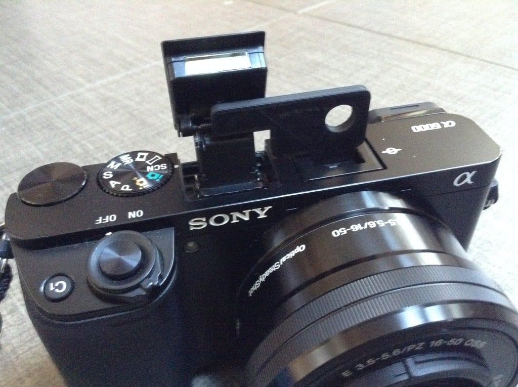 Soporte de flash de rebote para cámara Sony A6000