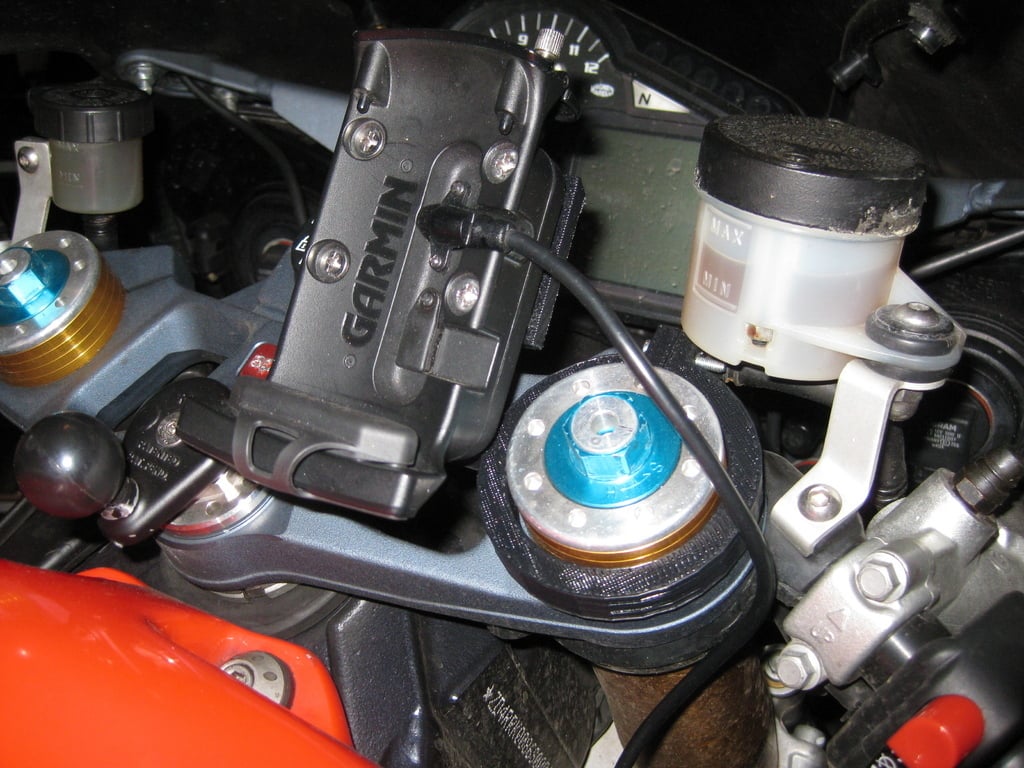 Soporte de horquilla GPS Garmin Zumo 550 para moto