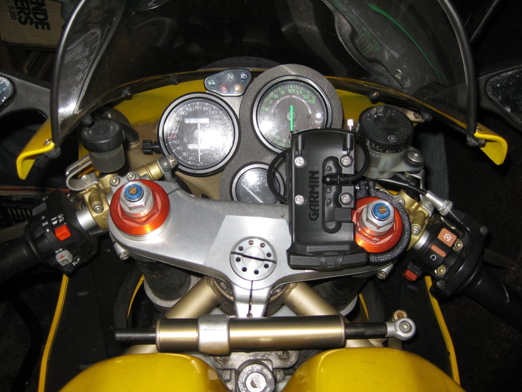 Soporte de horquilla GPS Garmin Zumo 550 para moto