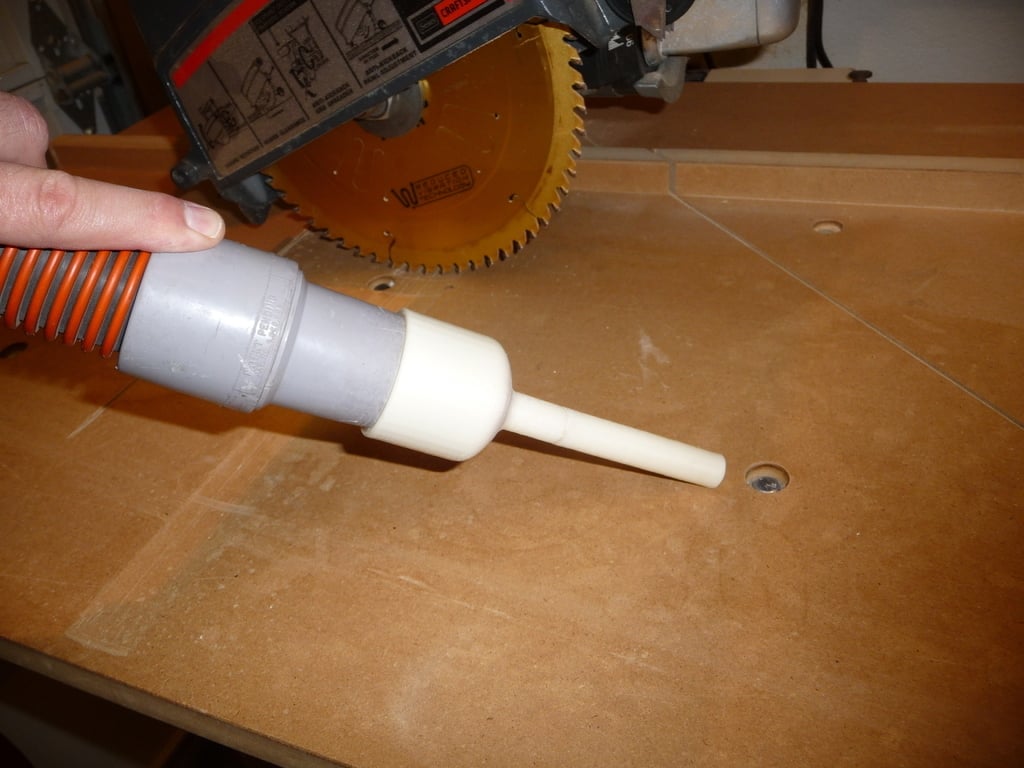 Boquilla de limpieza fina de 45 mm para aspiradoras de taller