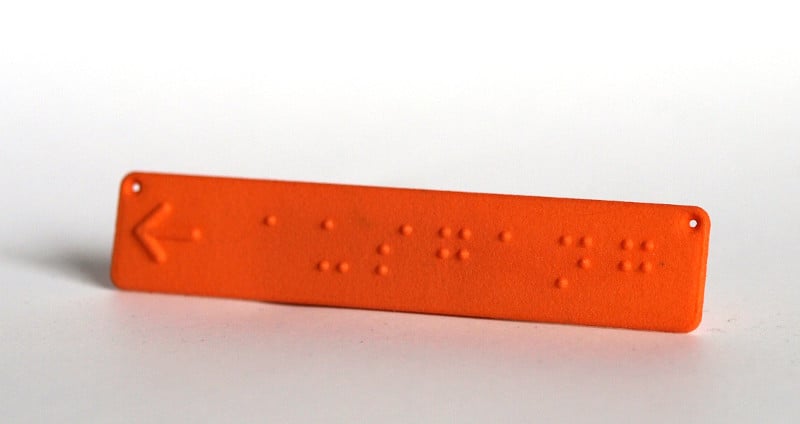 Herramienta en línea de señalización Braille