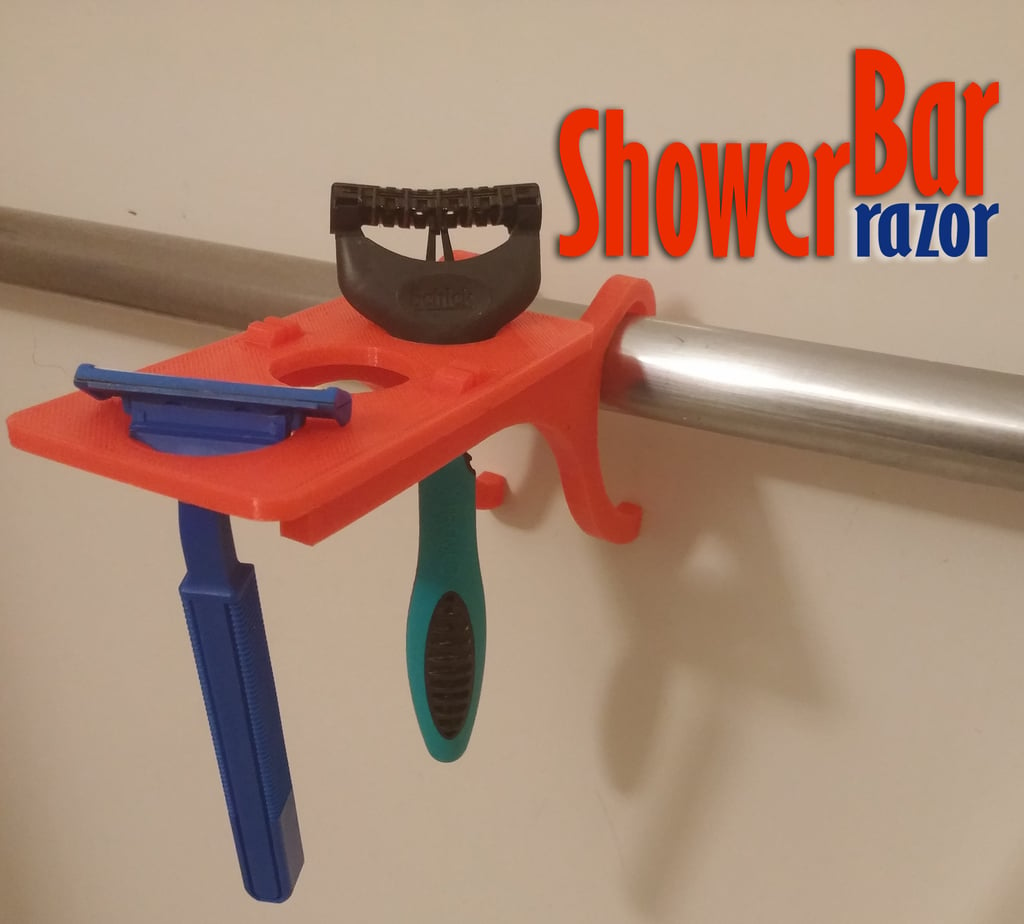 ShowerBar - Razor Edition - Organizador de ducha para hojas de afeitar