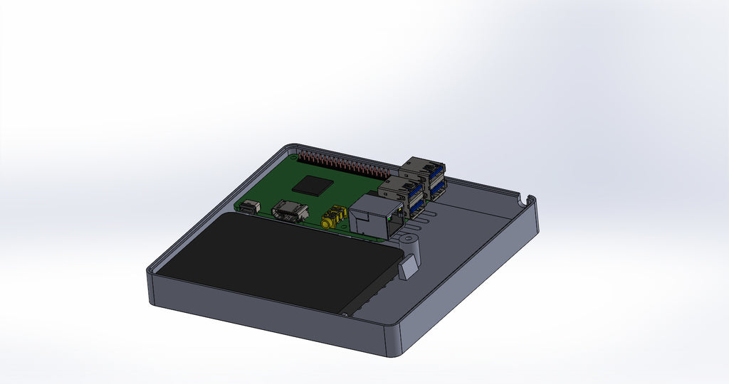 Caja Domoticz personalizada con Raspberry Pi, Pi Drive y RFX.com
