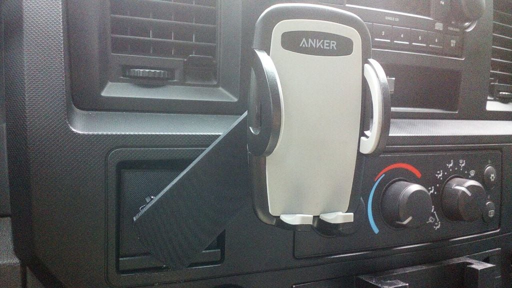 Extensión del soporte del teléfono del ancla para el interior de Dodge Ram 2008