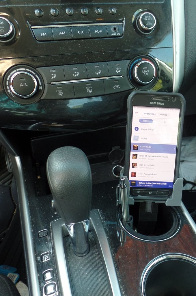 Soporte de coche para Galaxy S6 Active para portavasos