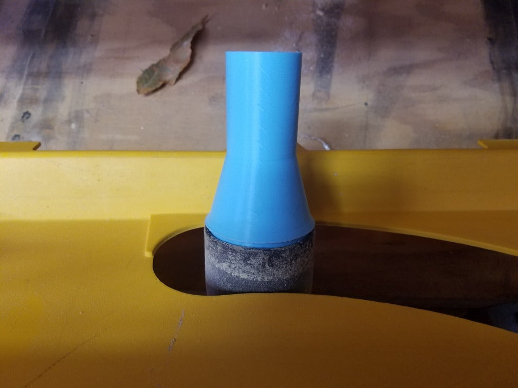 Colector de boquillas de aspiradora para sierra de mesa Dewalt