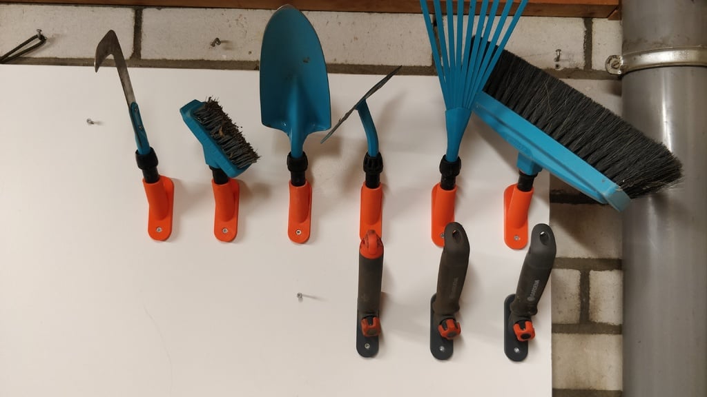 Portaherramientas Gardena para almacenamiento en la pared