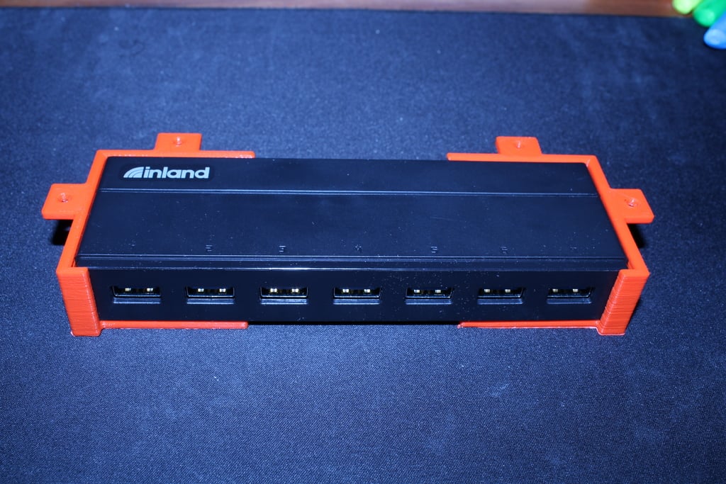 Inland 149617 Soporte de concentrador USB para debajo del escritorio