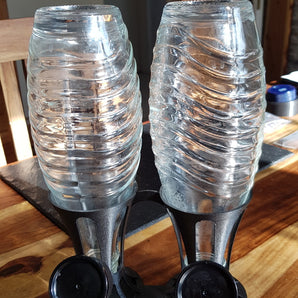 Botellero doble Sodastream Cristal