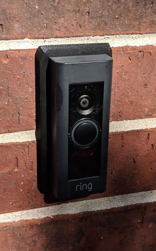 Placa de pared Ring Doorbell Pro con espaciador de 1/4 de pulgada