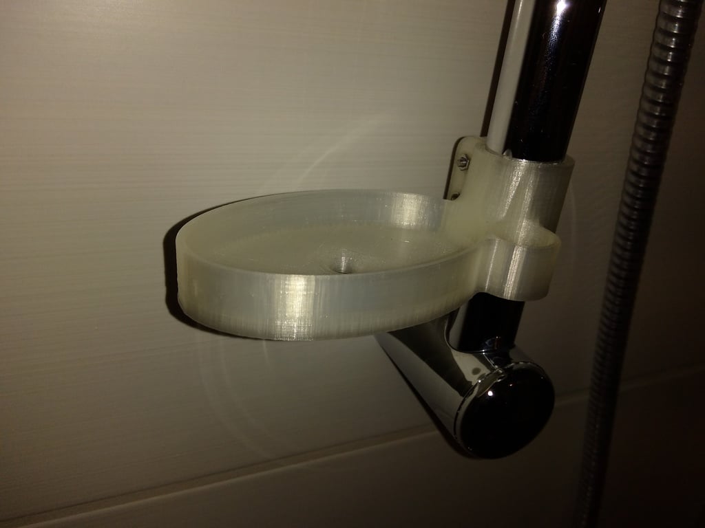 Plato de ducha pequeño para barra de ducha de 25mm