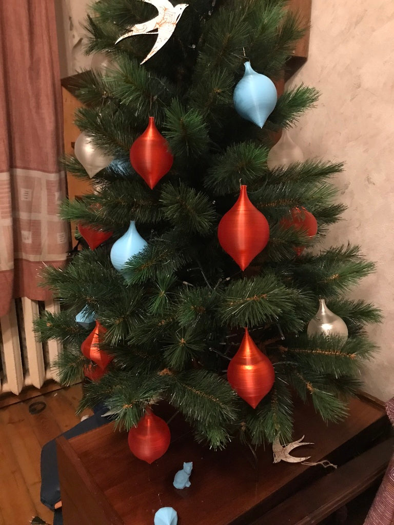 Jarrón de adorno navideño para colgar en el árbol
