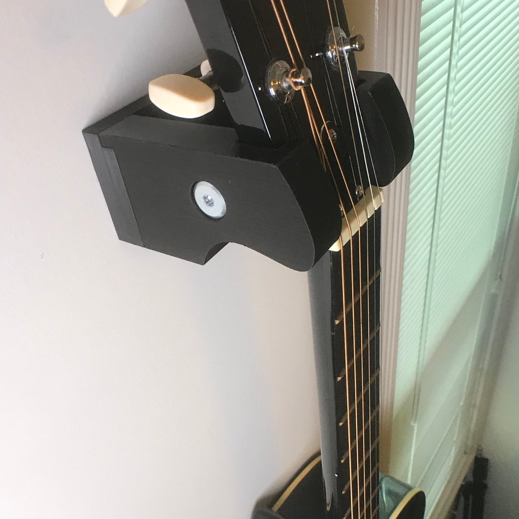 Soporte de pared cuadrado para guitarra