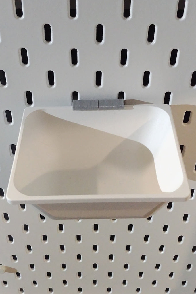 Adaptador Ikea Skadis para caja de almacenamiento Variera