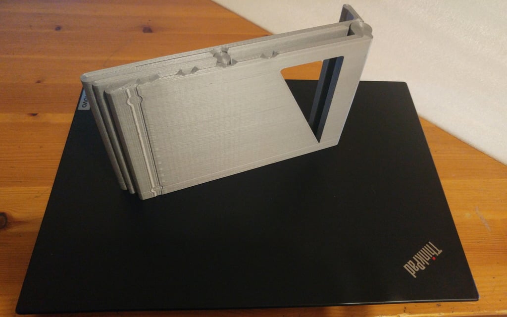 Soporte plegable para computadora portátil impreso en el sitio