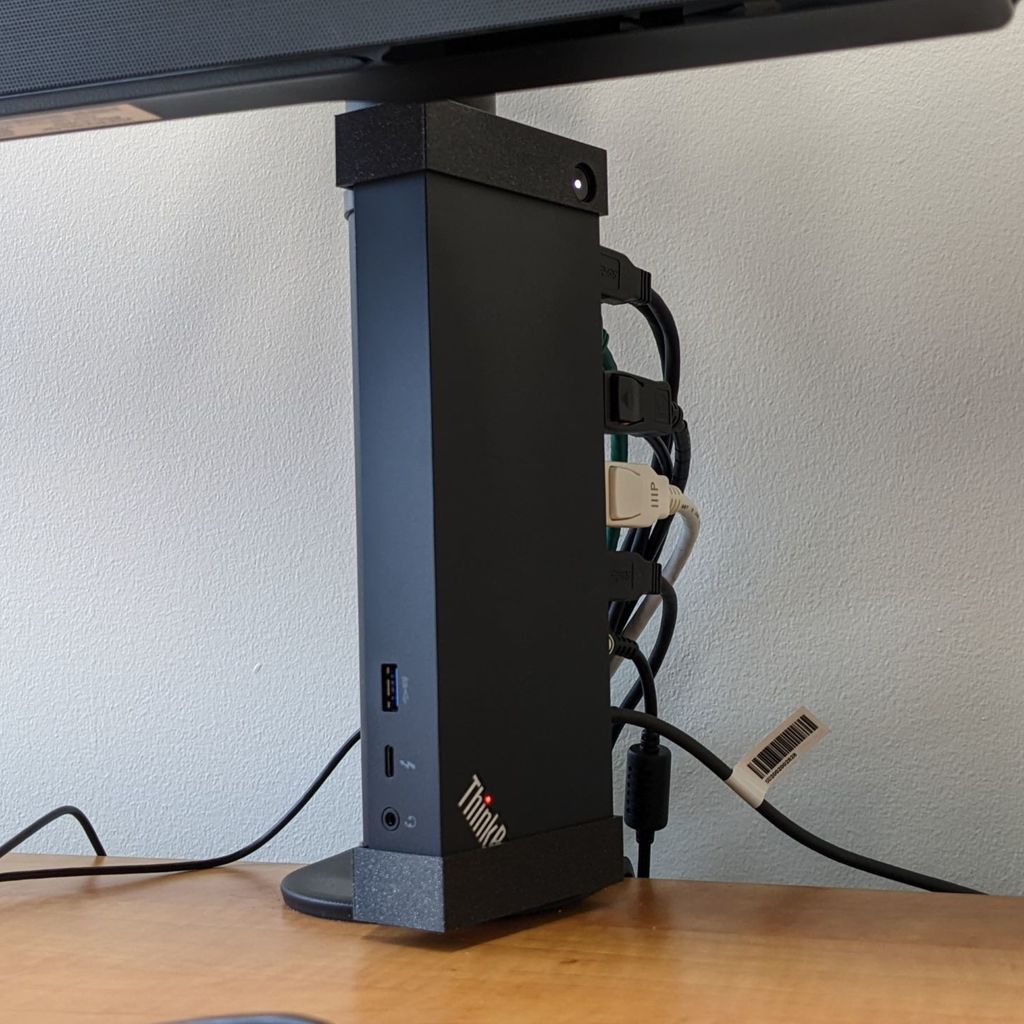 Soporte de poste Lenovo Thunderbolt Dock para montaje de monitor