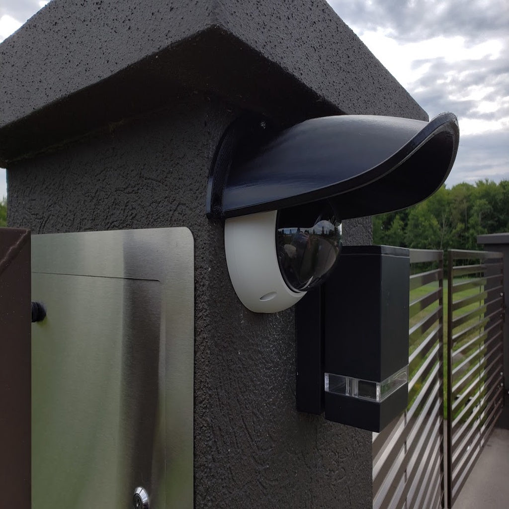 Cubierta protectora de protección contra lluvia y nieve para cámara de seguridad domo IP CCTV