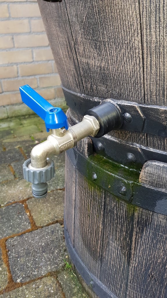 Adaptador de barril de agua Roto para grifo estándar y Gardena