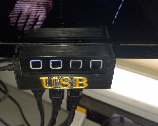 Soporte HUB USB de tcpiii con interruptor iluminado