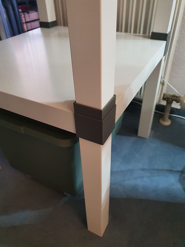 Soporte para extensor/apilador de patas de mesa IKEA LACK