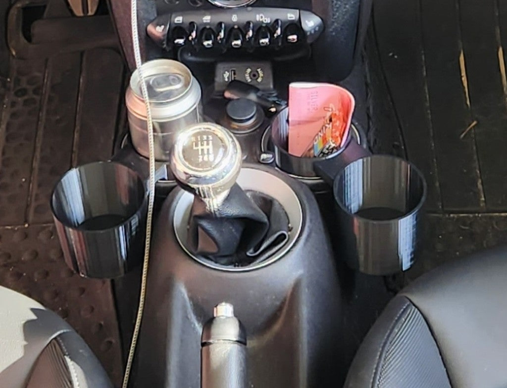 Portavasos Mini Cooper S para taza de café XL Soda y Yeti