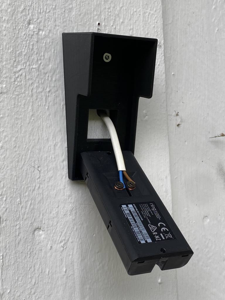 Ring Video Doorbell Soporte de pared inclinado con protección antideslumbrante