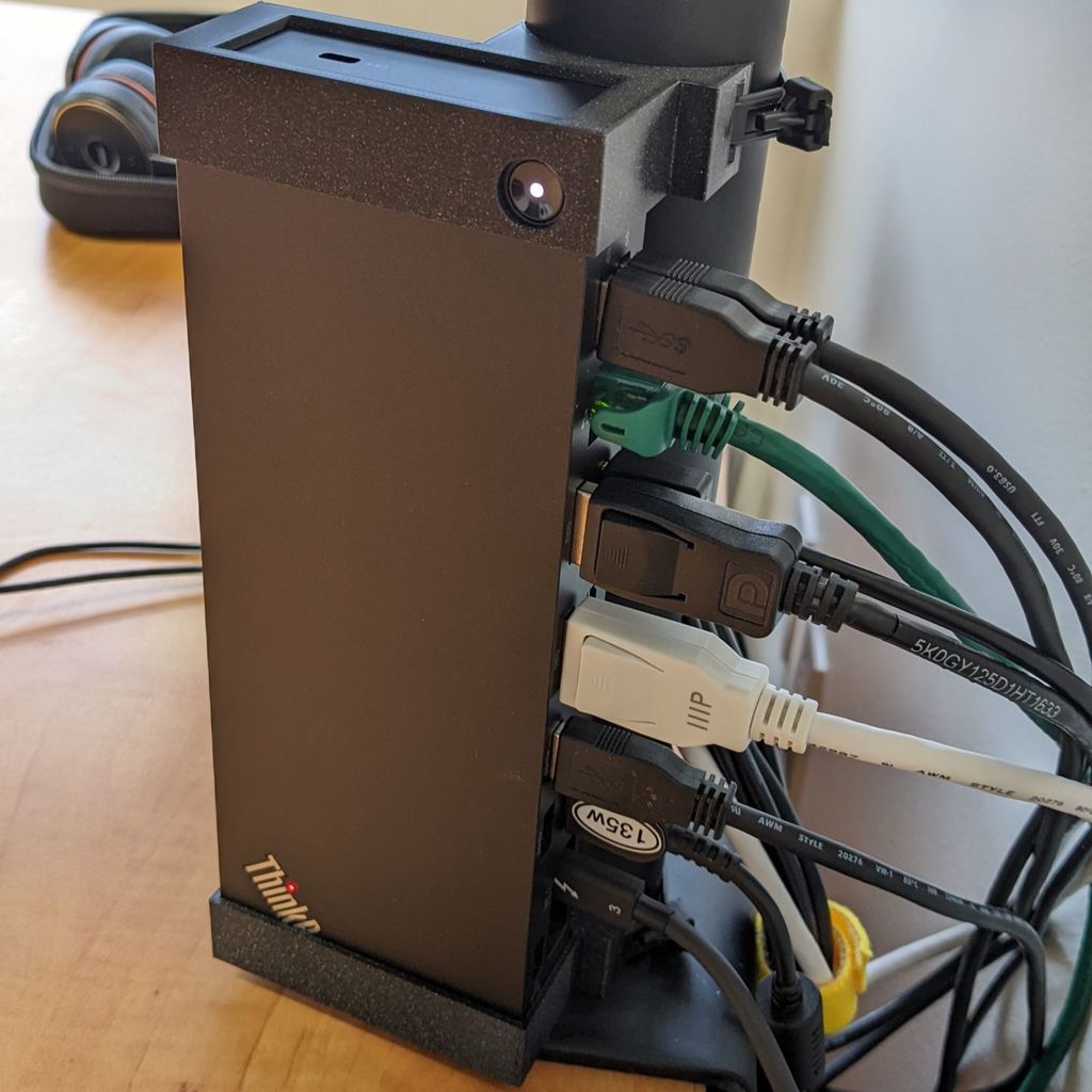 Soporte de poste Lenovo Thunderbolt Dock para montaje de monitor
