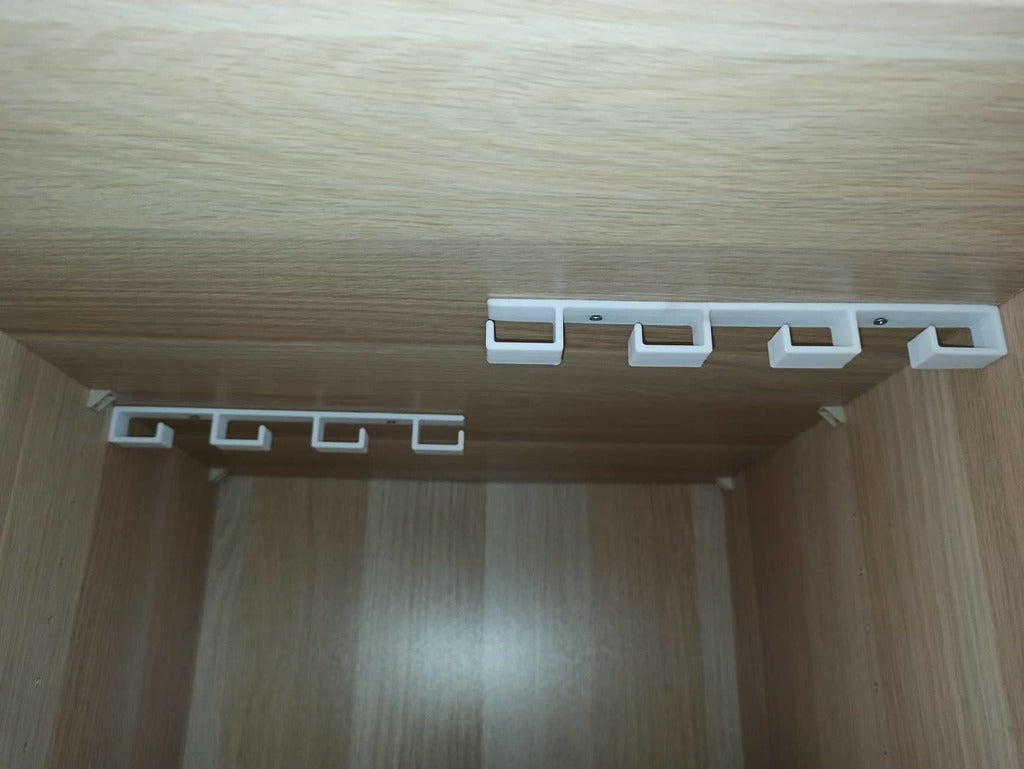 Soporte de pared para 4 tapones para mueble IKEA