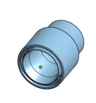 Conectores de manguera de aspiradora, rosca de 35mm para aspiradoras industriales