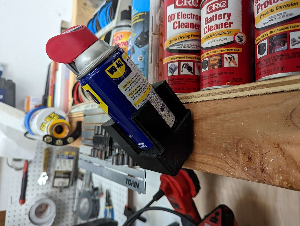 Soporte para latas de pintura en aerosol - Montado en la pared