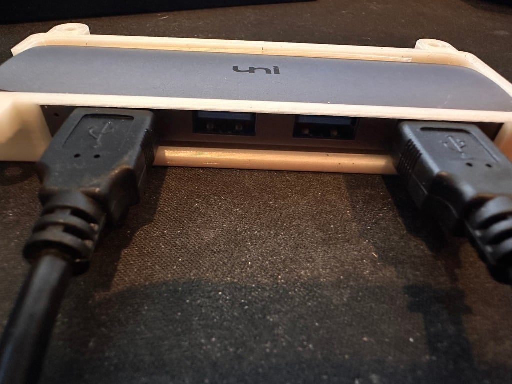 Soporte debajo del escritorio para concentrador USB 3.0 ultradelgado