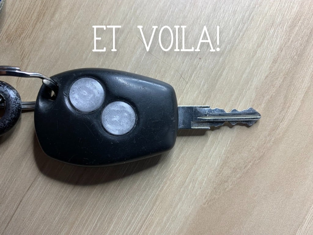 Botones de repuesto para llave de coche para Renault Dacia y muchos más