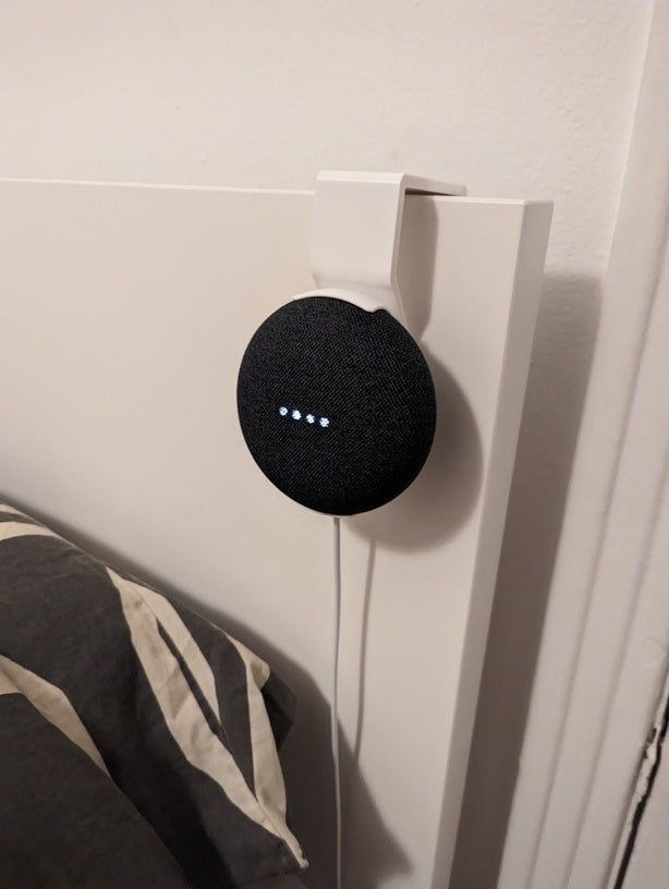 Soporte Google Home Mini / Nest Mini para cama Ikea Malm