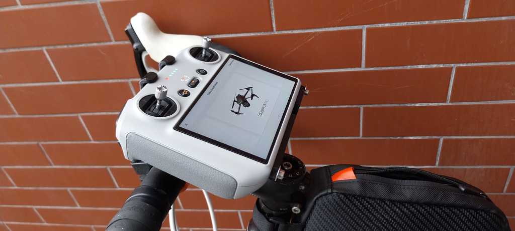 Soporte de controlador DJI RC para Mini 3 PRO para MTB o bicicleta de carreras con opción de montaje Gopro Quadlock